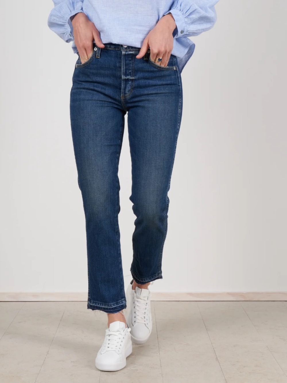 AMO jeans BABE true blue